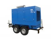 ССМ ЭД-200-Т400-2РКМ2 в шумозащитном кожухе на шасси с АВР