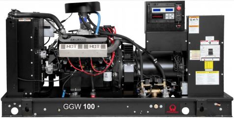 Газовый генератор Pramac GGW100G в контейнере с АВР